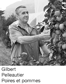 Gilbert Pelleautier Poires et pommes, arboriculteur Fruits&Compagnie