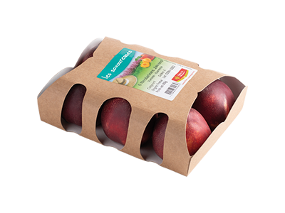barquette 6 peches nectarines - gamme solutions consommateurs Fruit&compagnie